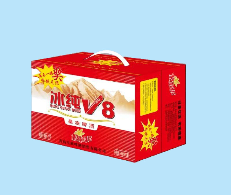 皇族冰純V8罐裝包裝盒